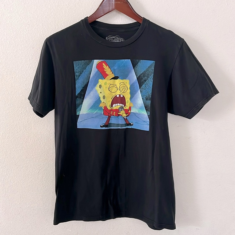 Nickelodeon Spongebob Squarepants Meme Graphic Shirt Medium Unisex